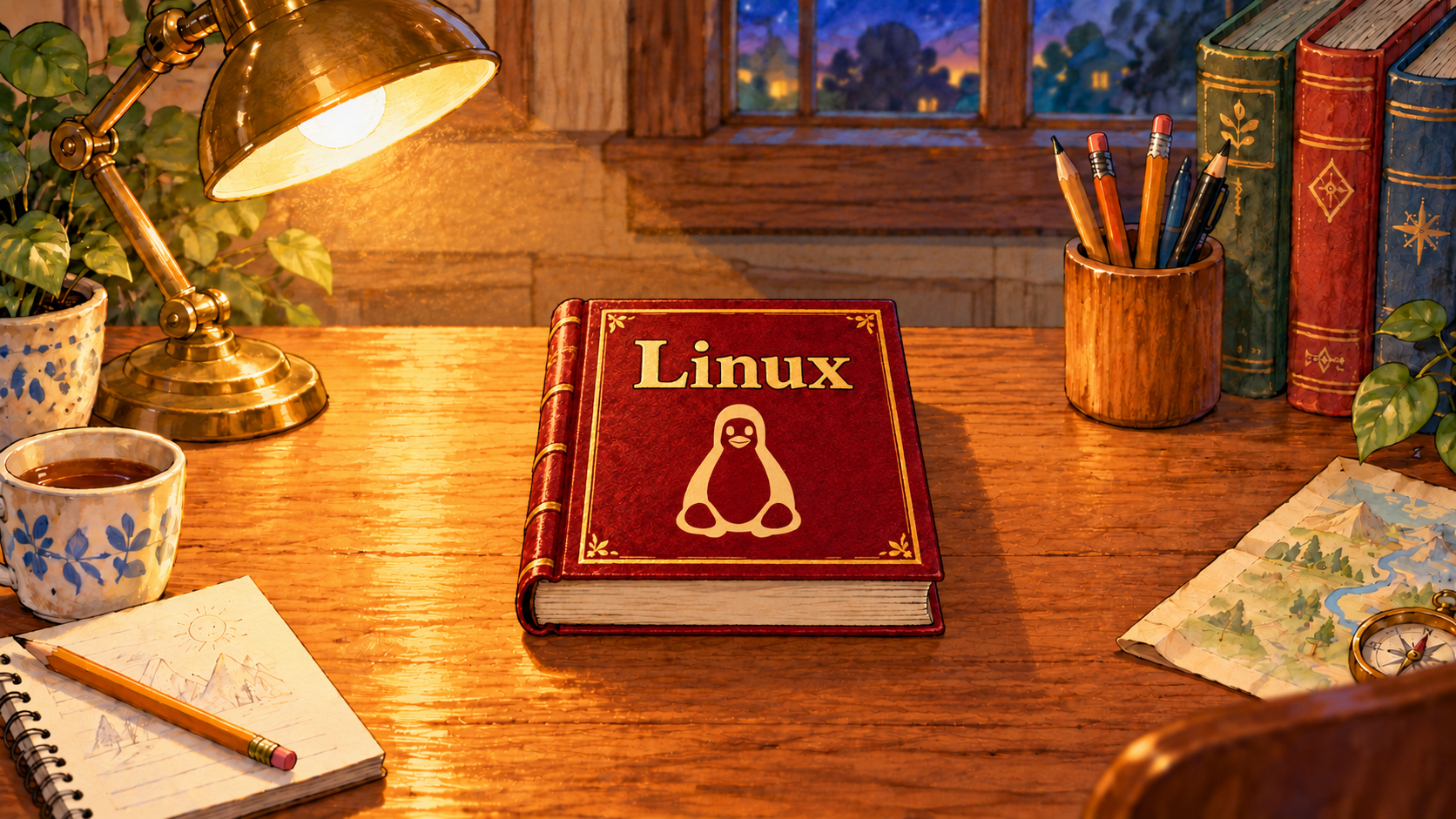Книга Linux открывает путь в новый мир